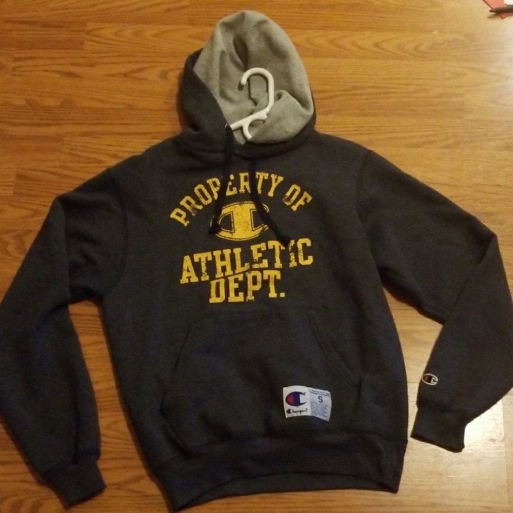 CHAMPION HEAVY-COTTON HOODIE - EUC - SMALL
